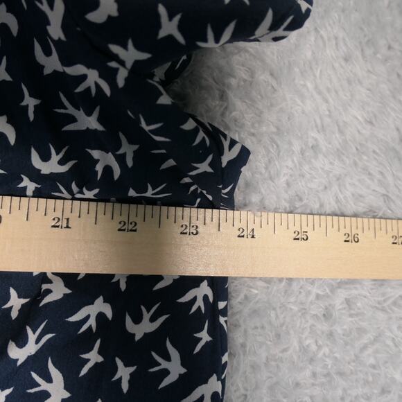 Gorgeous Birds Blouse Womens Size 16 Blue Oversized Lightweight Animals Boho - Picture 5 of 9